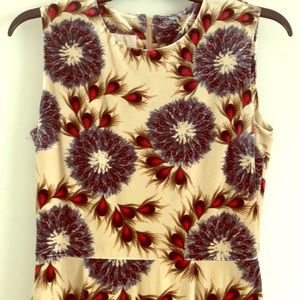 Mignon Doo Anthropologie dress velvet, feathers